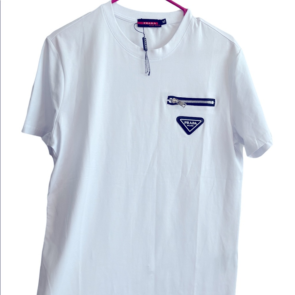 PRADA White Tee short sleeve unisex